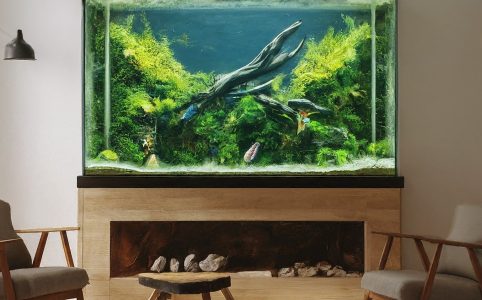 Aquarium in a Living Room